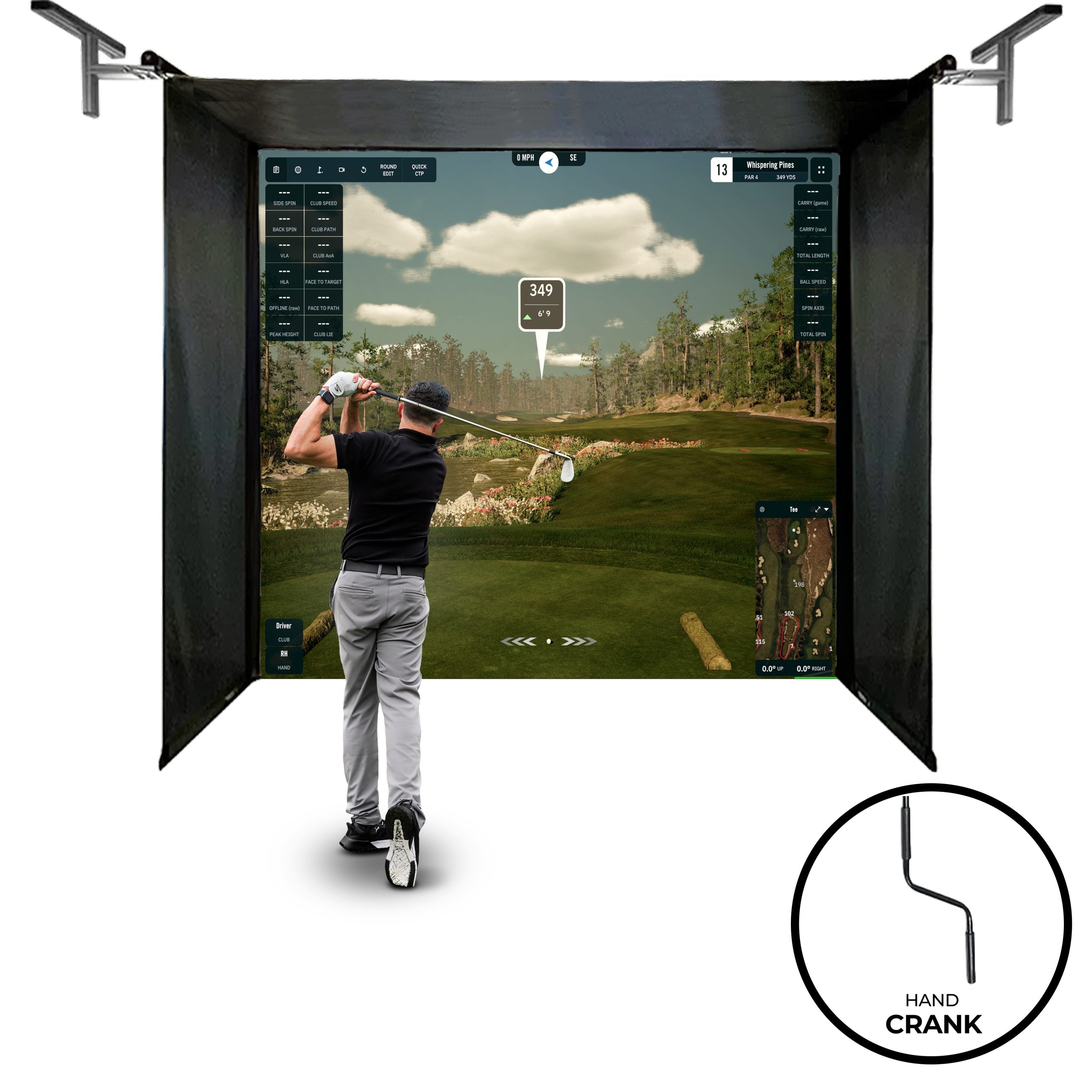 Vanish Series Retractable Golf Enclosure (Vanish 16)
