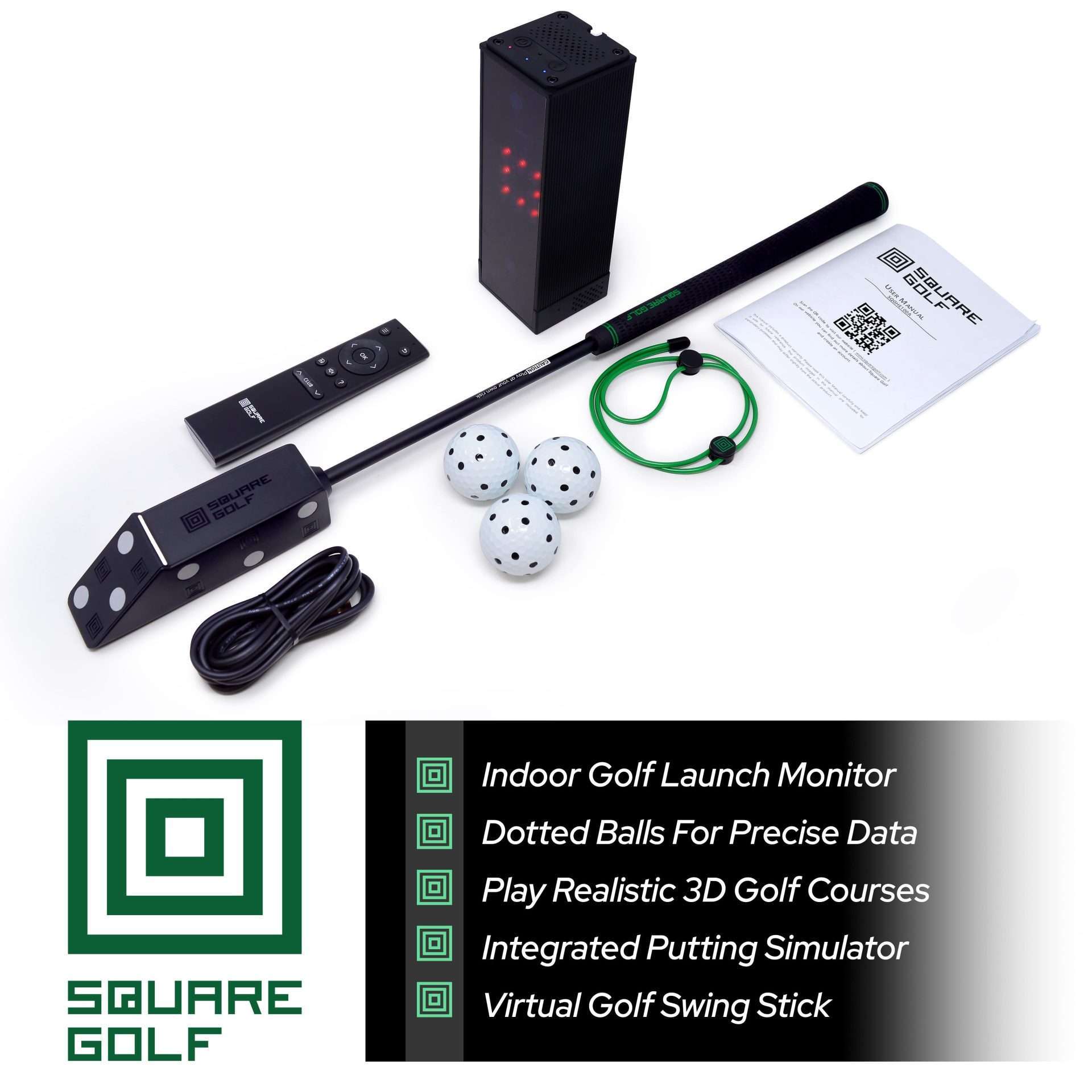 Square Golf Indoor launch monitor