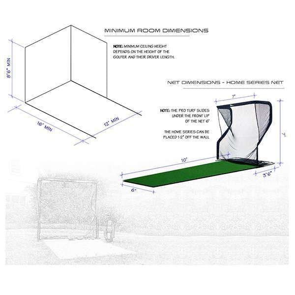 The Net Return Home Series V2 Golf Net