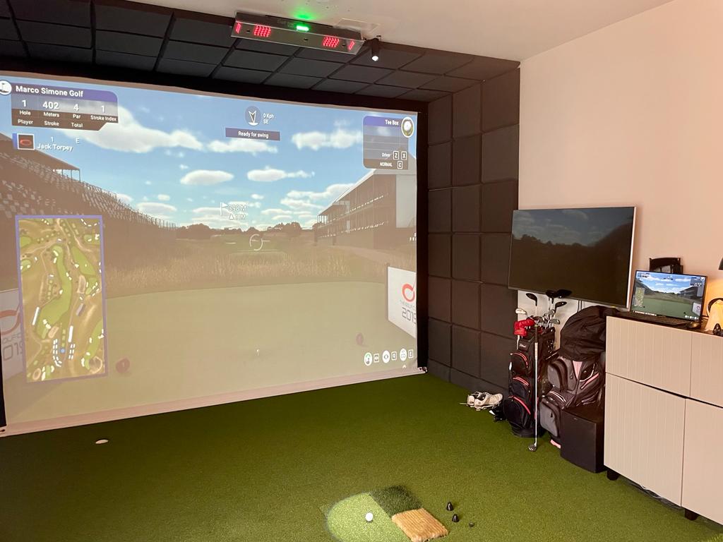 500mm x 500mm Square Golf Simulator Wall and Ceiling Foam Panels
