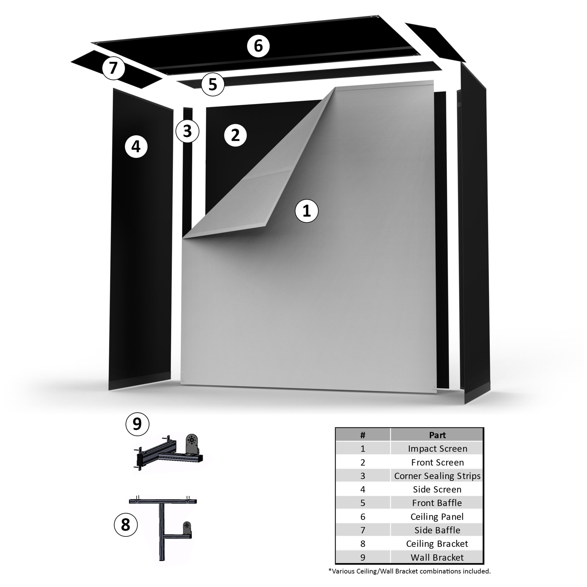 Vanish Series Retractable Golf Enclosure (Vanish 11)