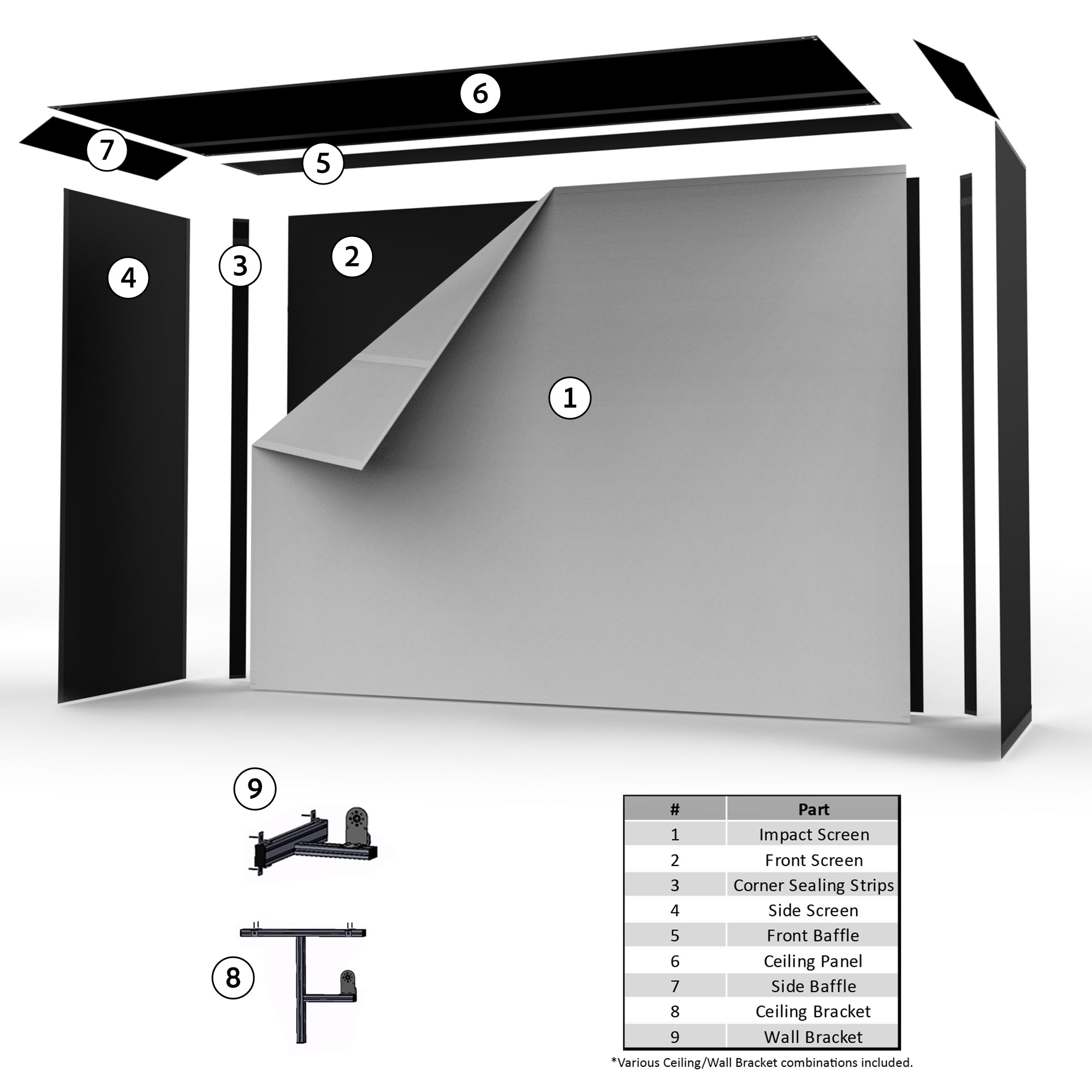 Vanish Series Retractable Golf Enclosure (Vanish 16)