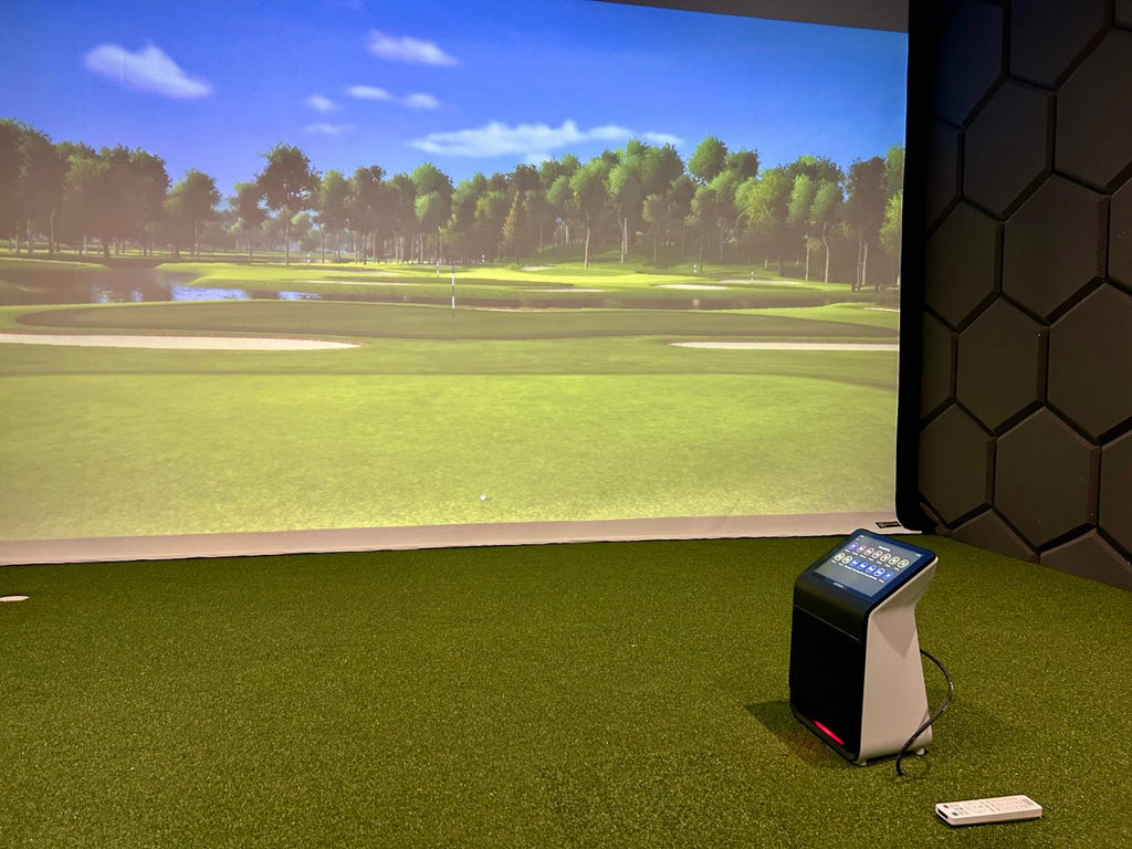 Hexagonal Golf Simulator Wall and Ceiling Foam Panels