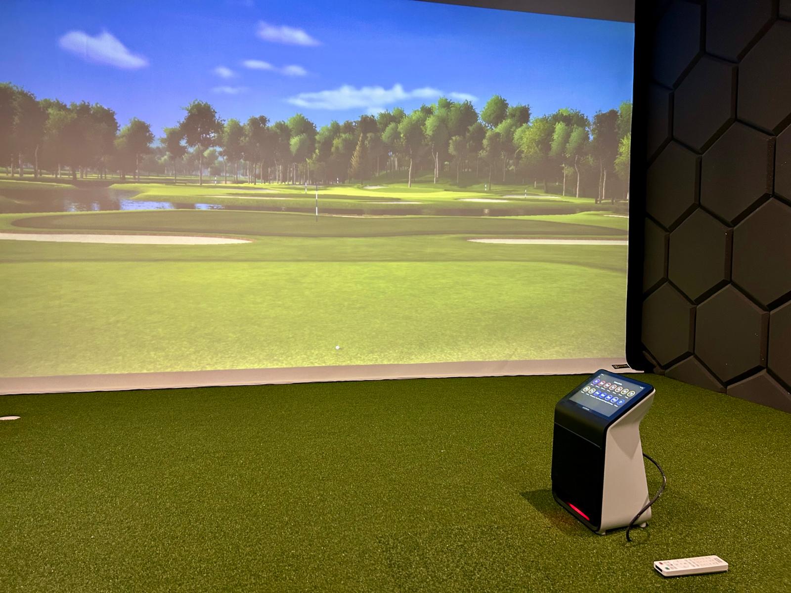 Hexagonal Golf Simulator Wall and Ceiling Foam Panels