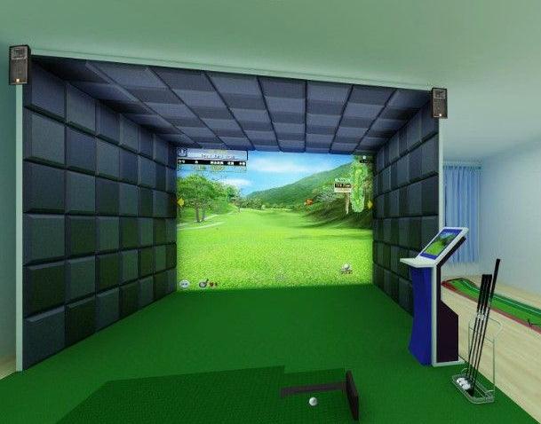 500mm x 500mm Square Golf Simulator Wall and Ceiling Foam Panels