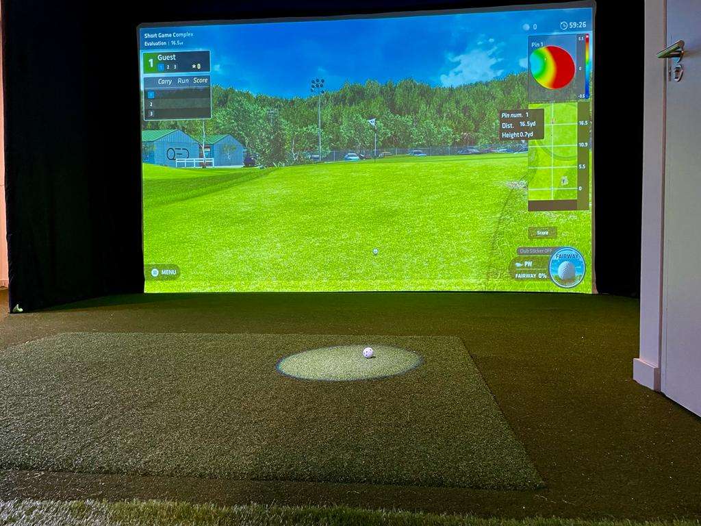 GTS Ultra custom made Golf Simulator Impact Screen