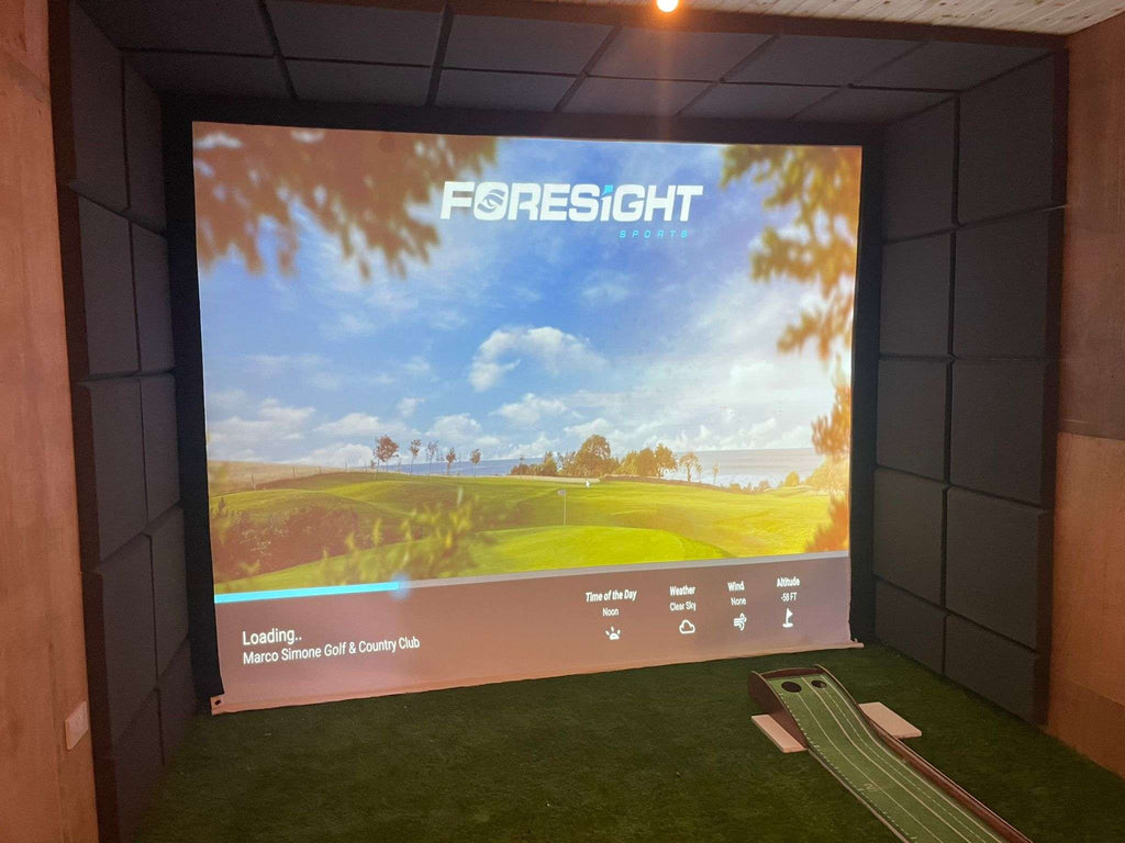 Pro-coustix Faux Leather Golf Simulator Impact Protection Panels 500 x 500mm