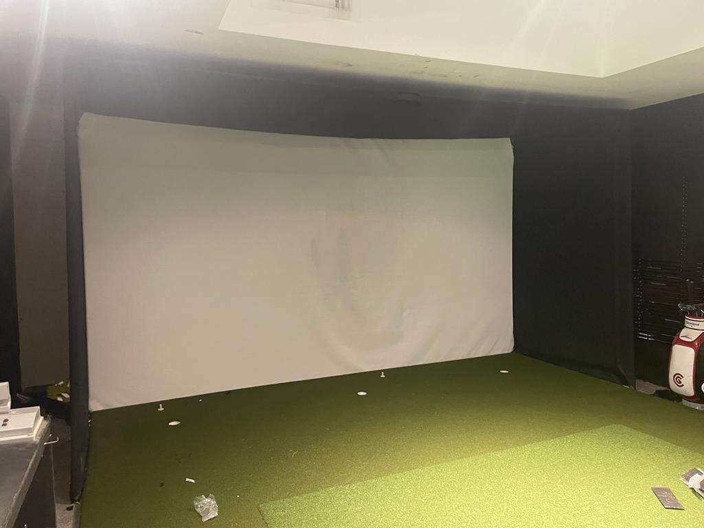 Netting screen with backing